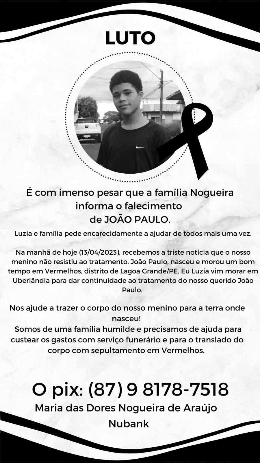 Solidariedade Fam Lia Do Distrito De Vermelho Pede Ajuda Para Trazer